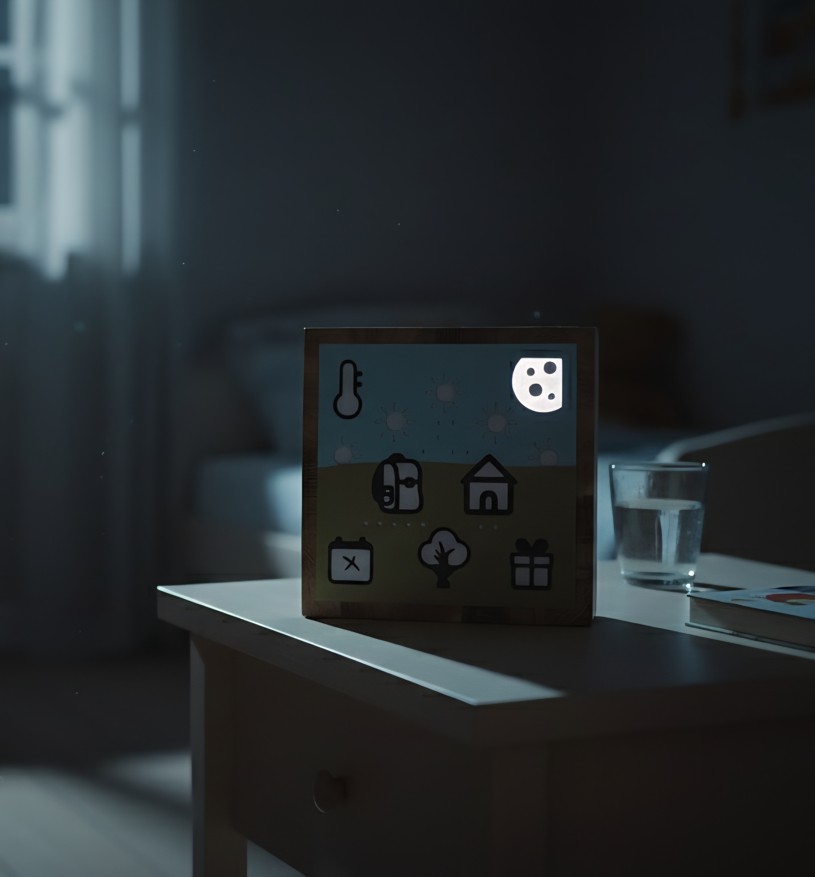 KidsClock night mode